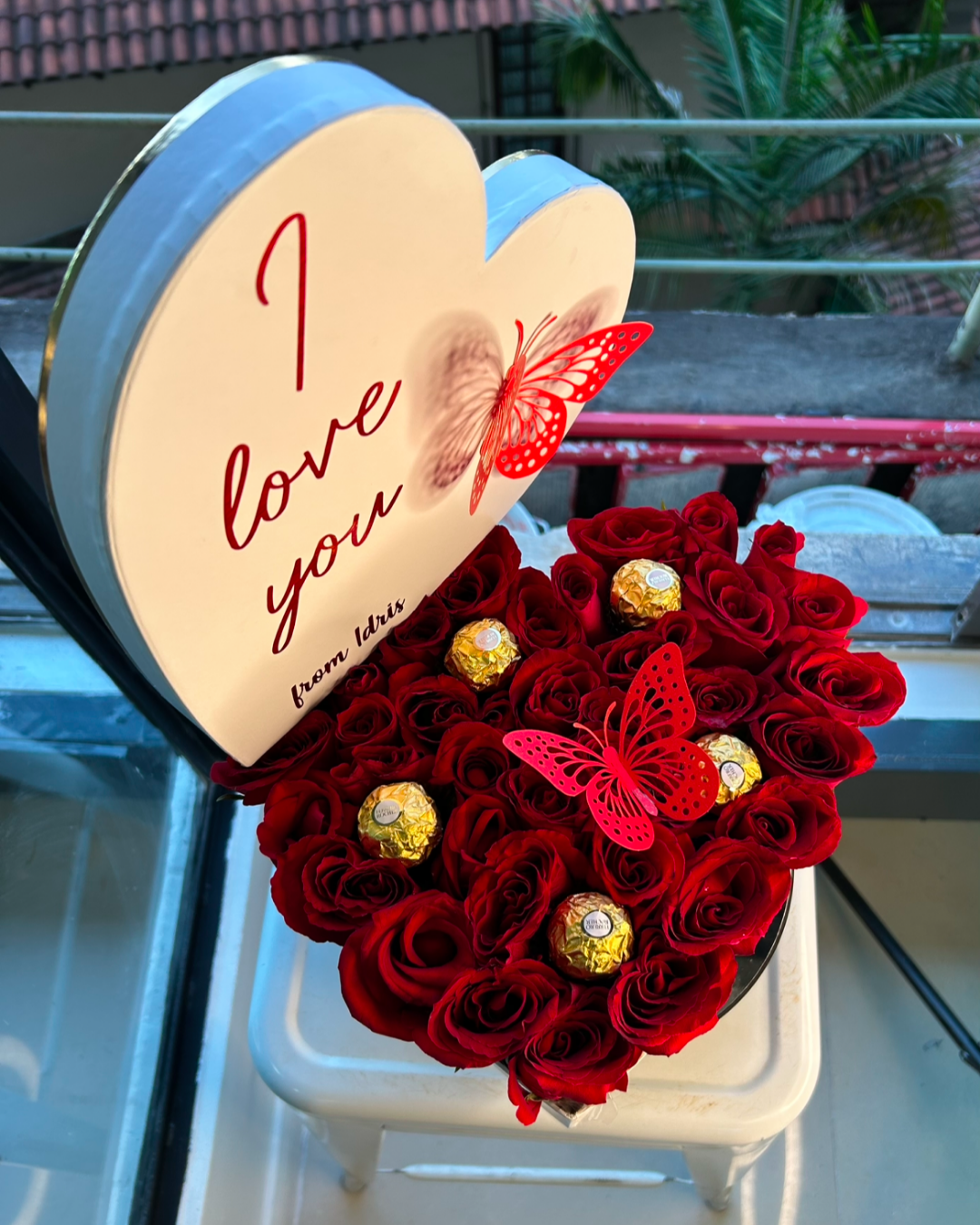 Flower Heart Box