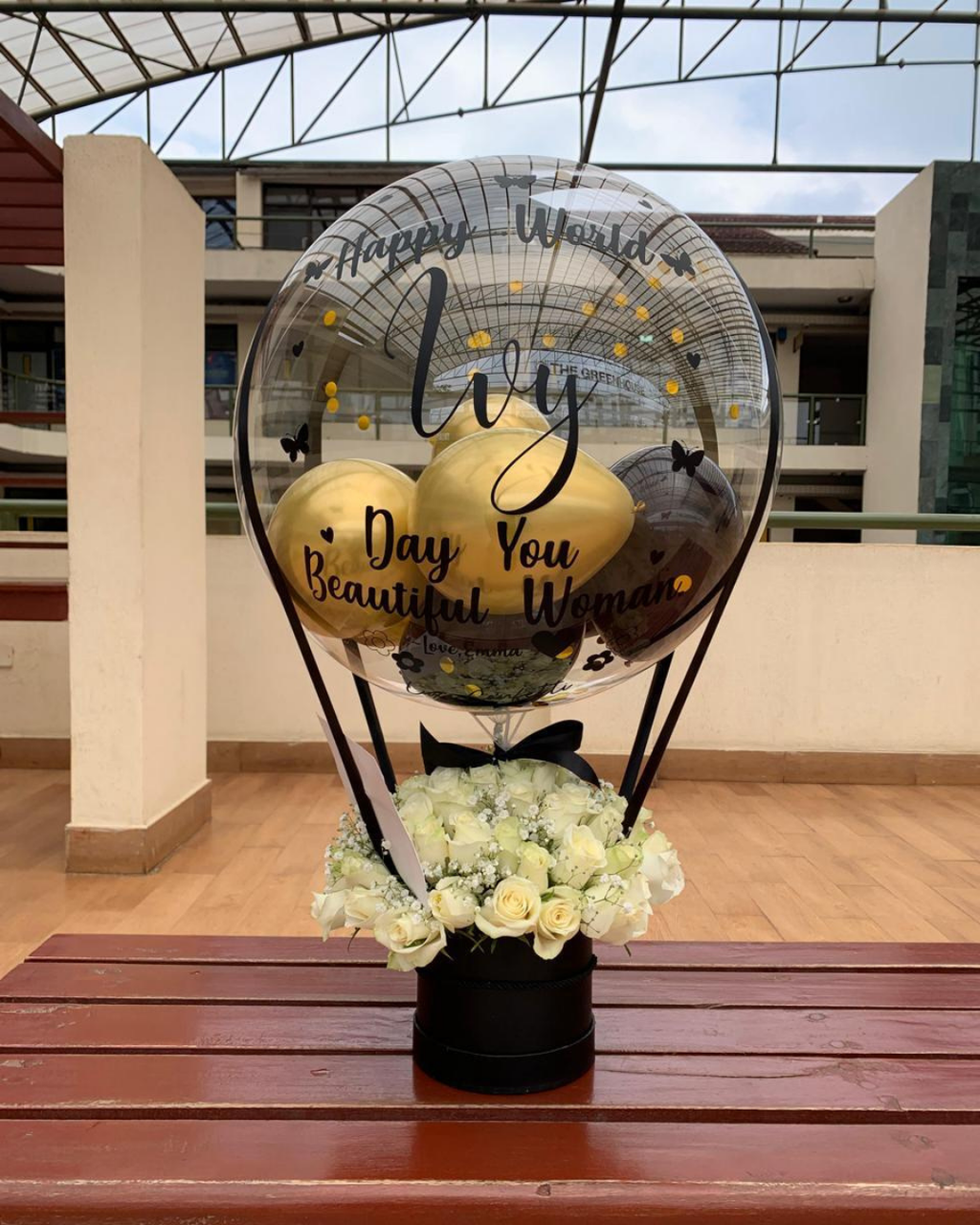 Round Flower Bubble