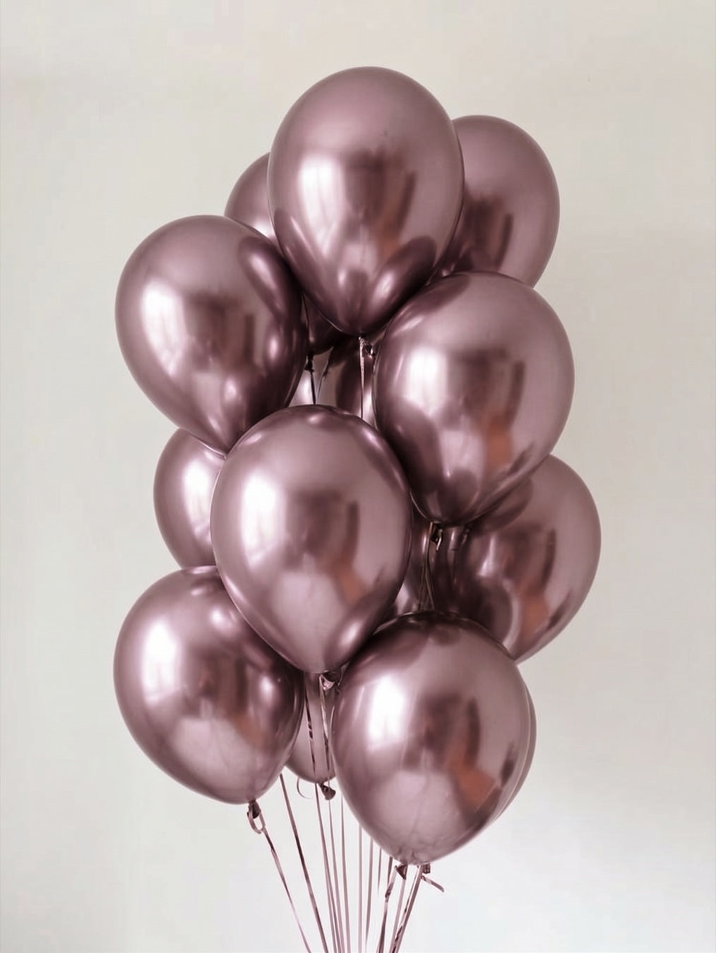Helium latex balloons in Metallic purple, Luxe Confetti